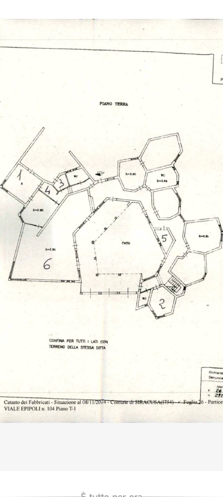 Foto 24 - Villa Viale Epipoli, Siracusa - planimetria 1