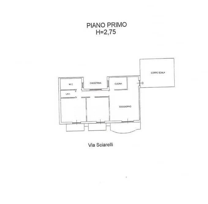 Foto 15 - Quadrilocale via sciarelli
 
snc, Aci Castello - planimetria 1