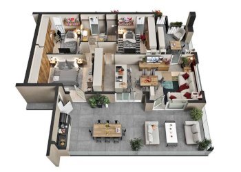 Planimetria - Quadrilocale Regione Arionda, Aosta - foto 5