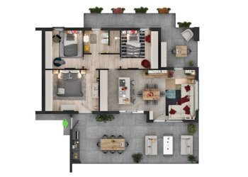 Planimetria - Quadrilocale Regione Arionda, Aosta - foto 10