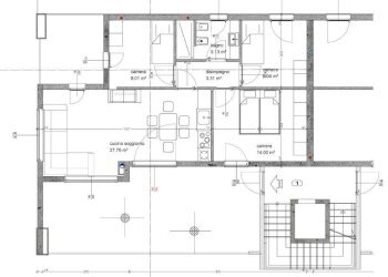 Planimetria - Quadrilocale Regione Arionda, Aosta - foto 11