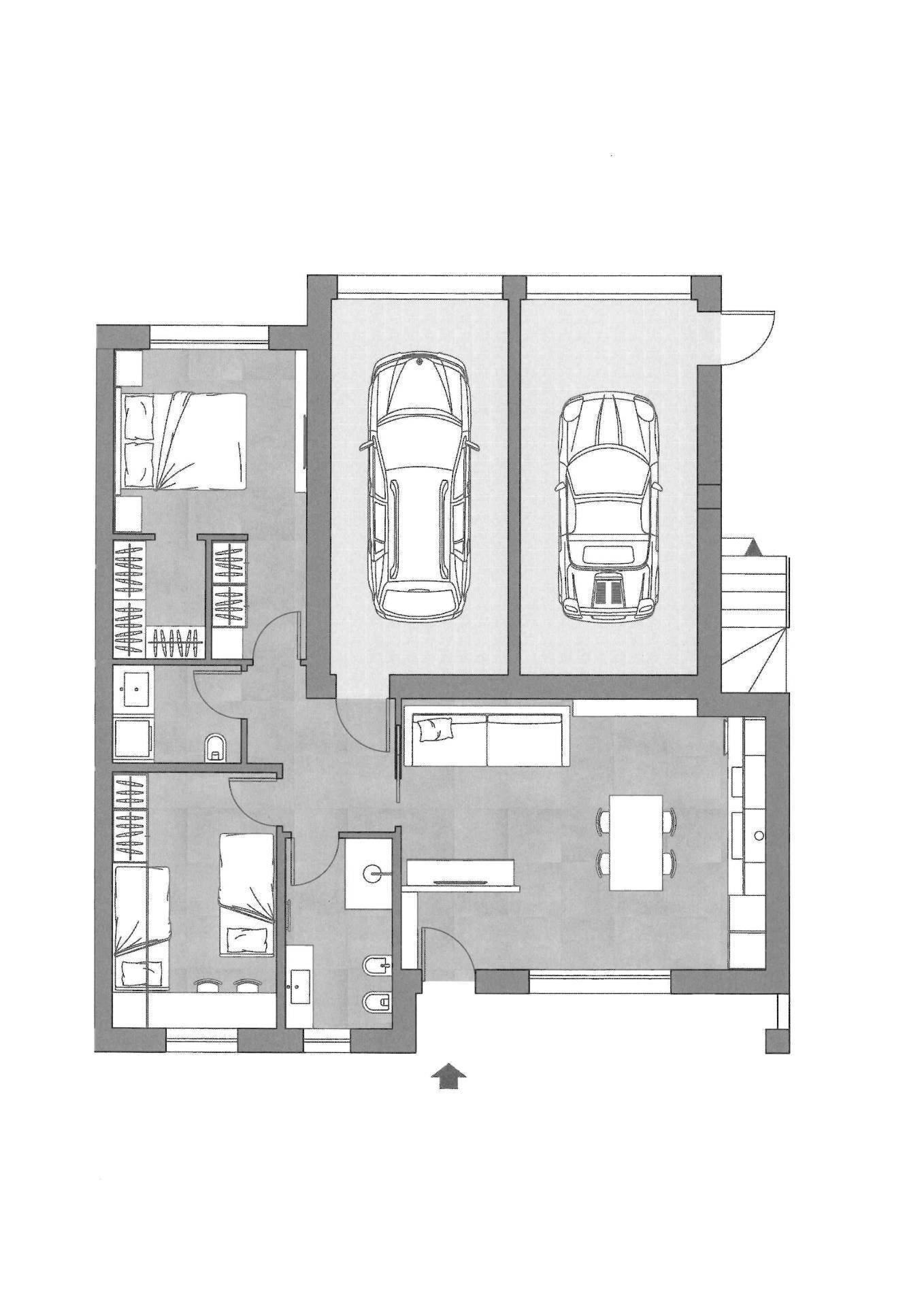 Foto 17 - Trilocale Largo Giovanni Falcone, Verdellino - planimetria 1