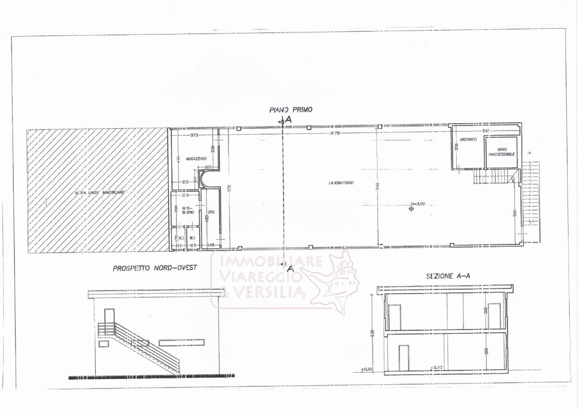Foto 11 - Magazzino via dei Metalmeccanici, Camaiore - planimetria 1