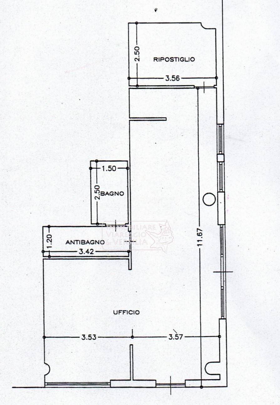 Foto 14 - Ufficio via dei Carpentieri, Camaiore - planimetria 1