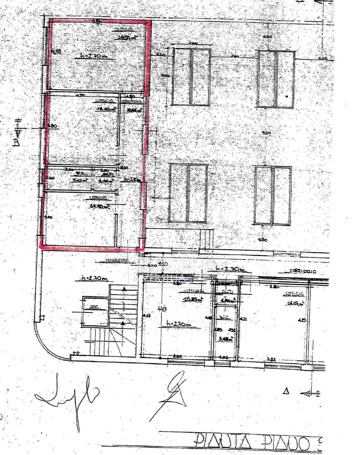 Foto 18 - Capannone via Coppino
 
100, Viareggio - planimetria 1
