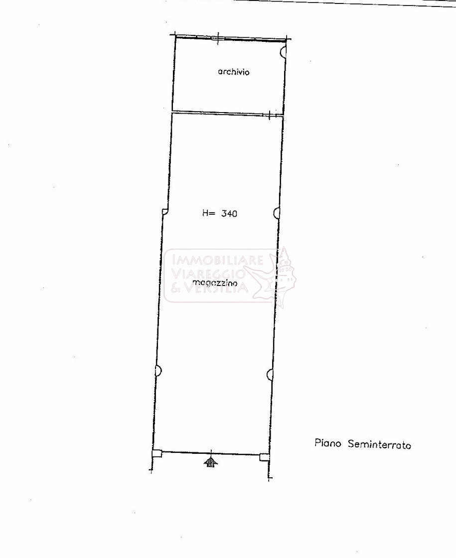 Foto 9 - Capannone via Aurelia Sud
 
10, Viareggio - planimetria 1