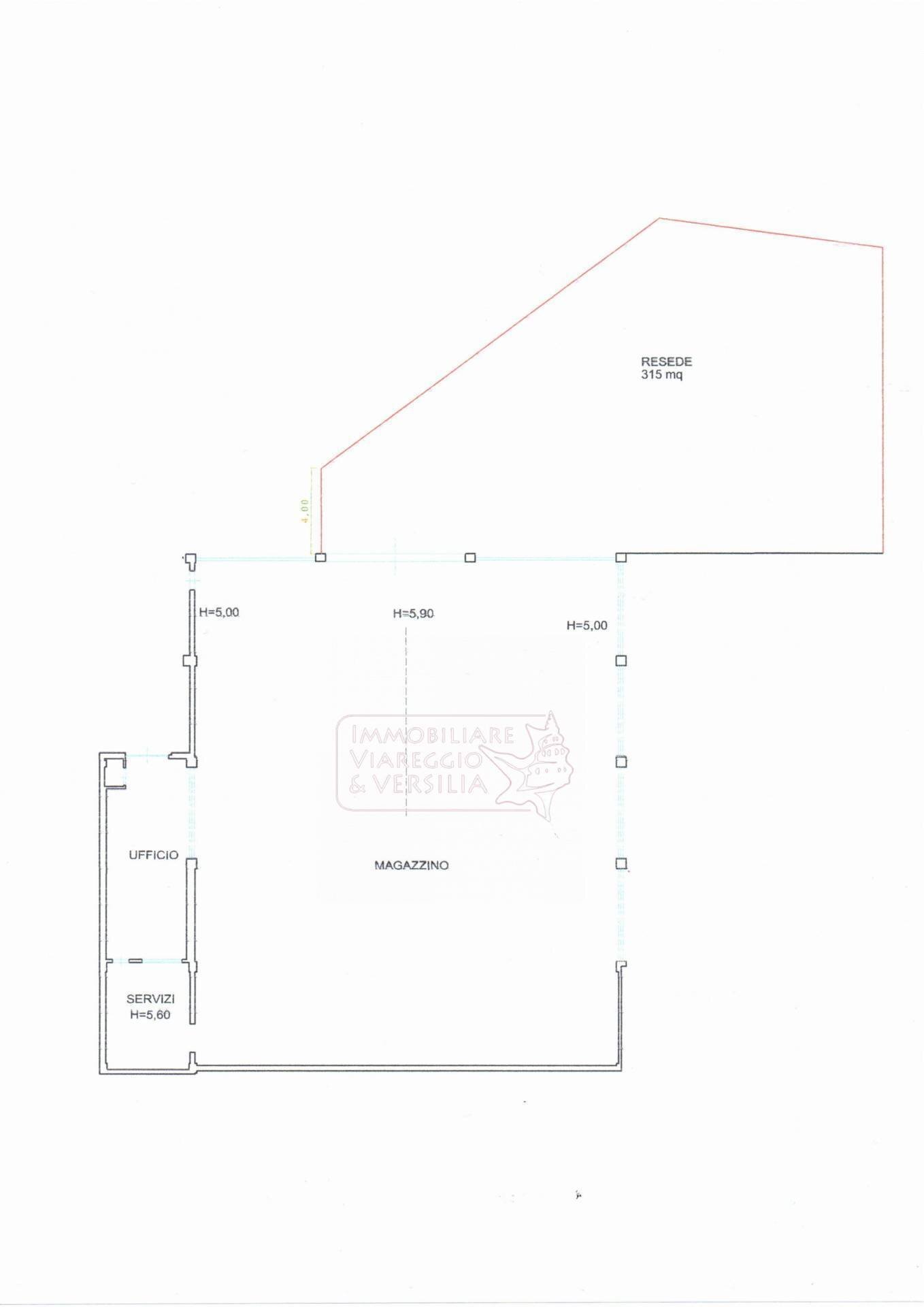 Foto 10 - Magazzino via dei Falegnami
 
15, Camaiore - planimetria 1