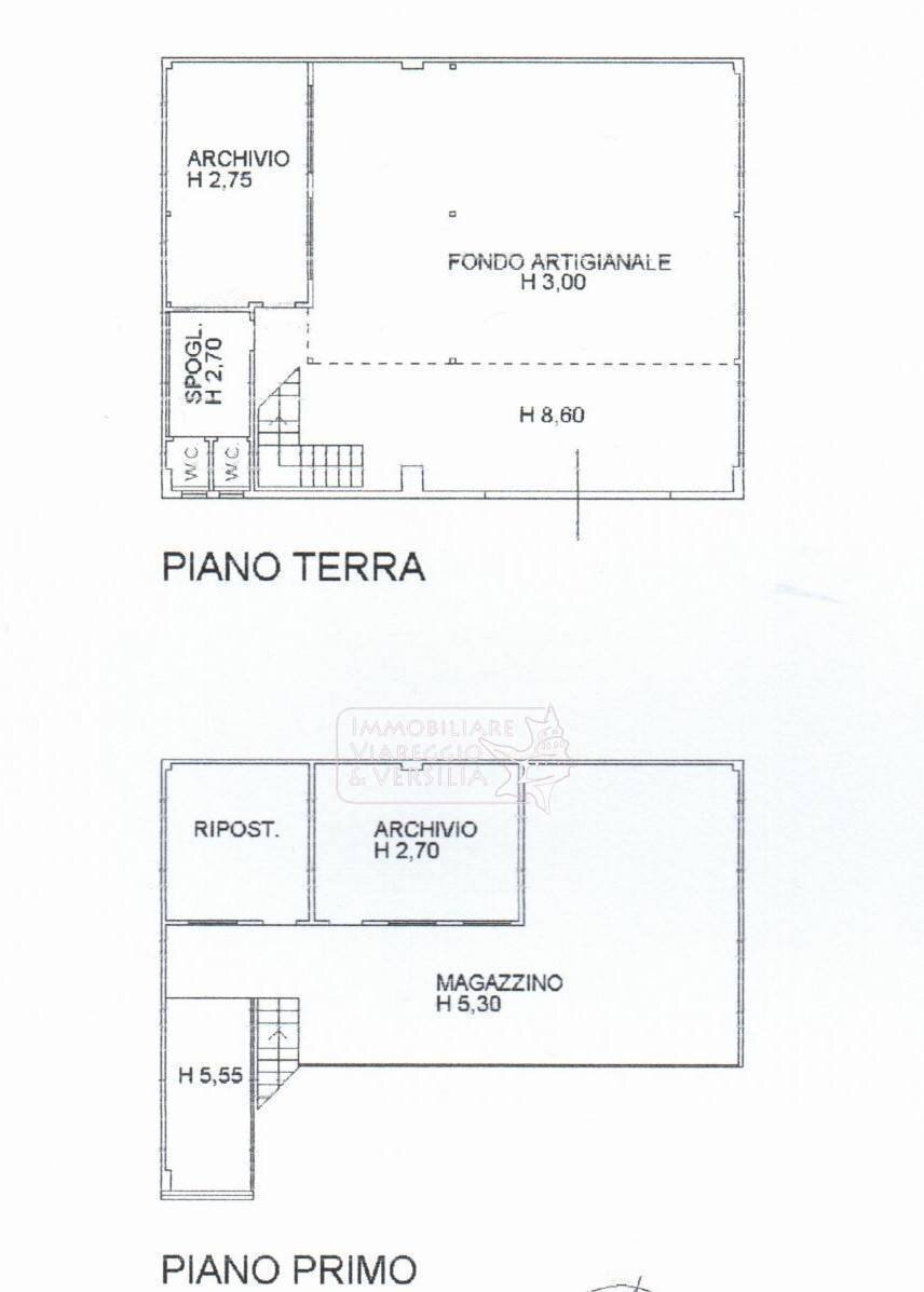 Foto 7 - Laboratory via Libeccio
 
100, Viareggio - floor plans 1