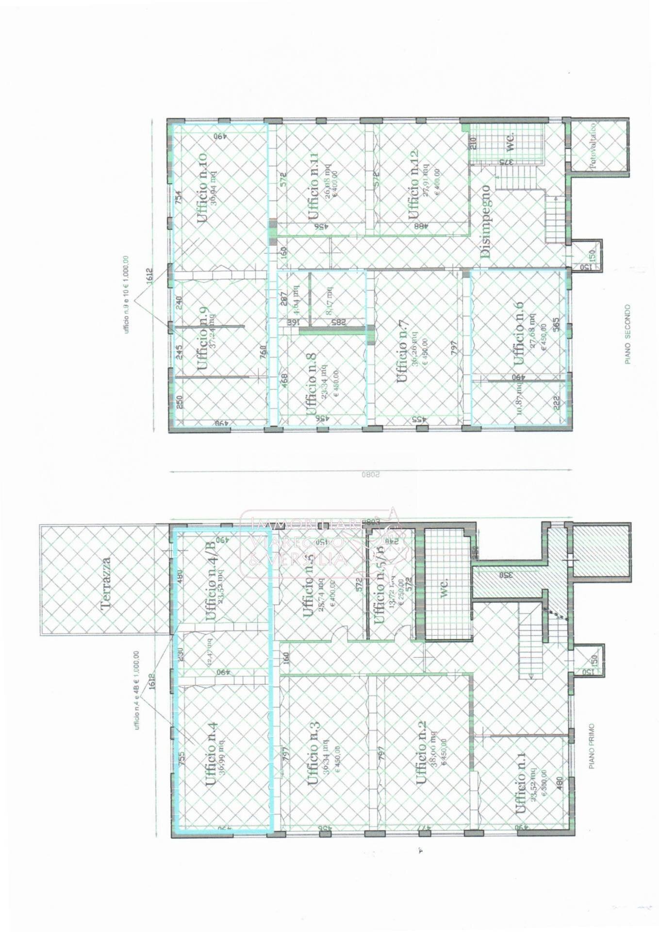 Foto 9 - Ufficio via Poggio alle viti
 
150, Viareggio - planimetria 1