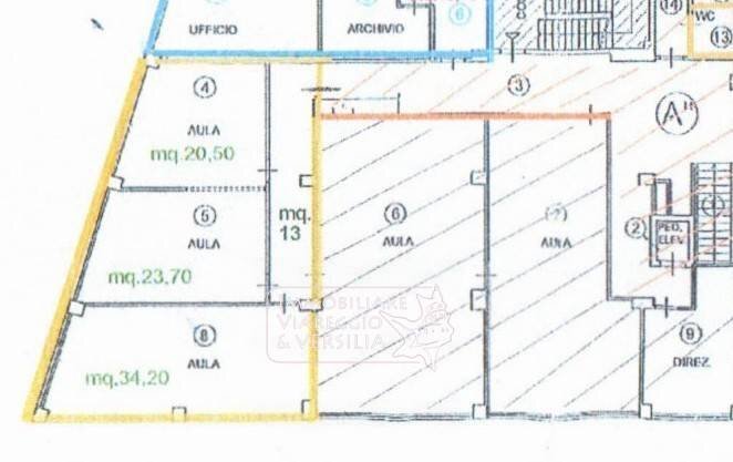 Foto 10 - Capannone via Vespucci
 
250, Viareggio - planimetria 1