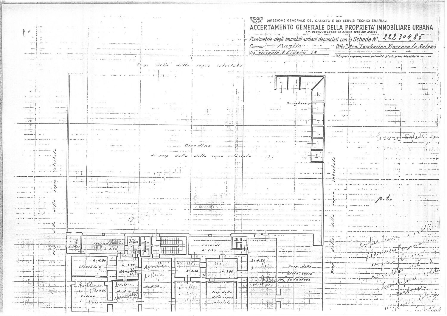 Foto 45 - Villa Vecchia Com.le Corigliano-Maglie, Maglie - planimetria 1