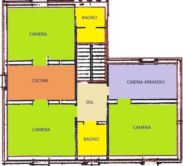 Foto 20 - Villa Via marchesi, Rottofreno - planimetria 1
