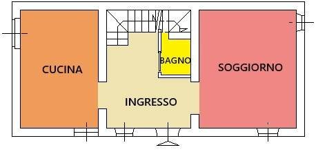 Foto 19 - Casa indipendente Via Castello, Calendasco - planimetria 1