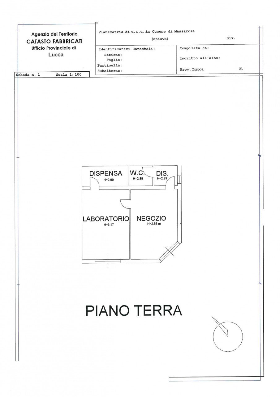 Foto 5 - Locale Commerciale Massarosa - planimetria 1