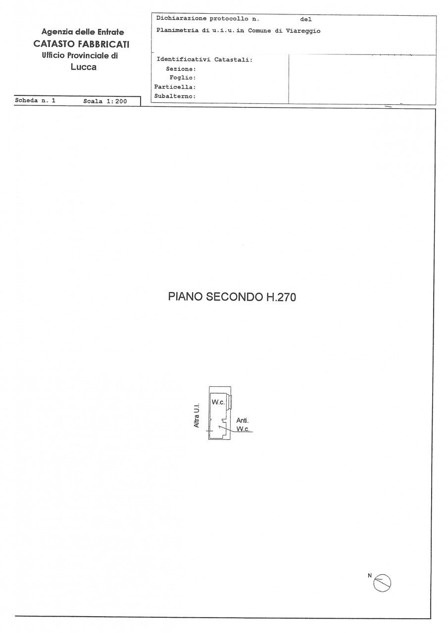 Foto 22 - Ufficio Viareggio - planimetria 1