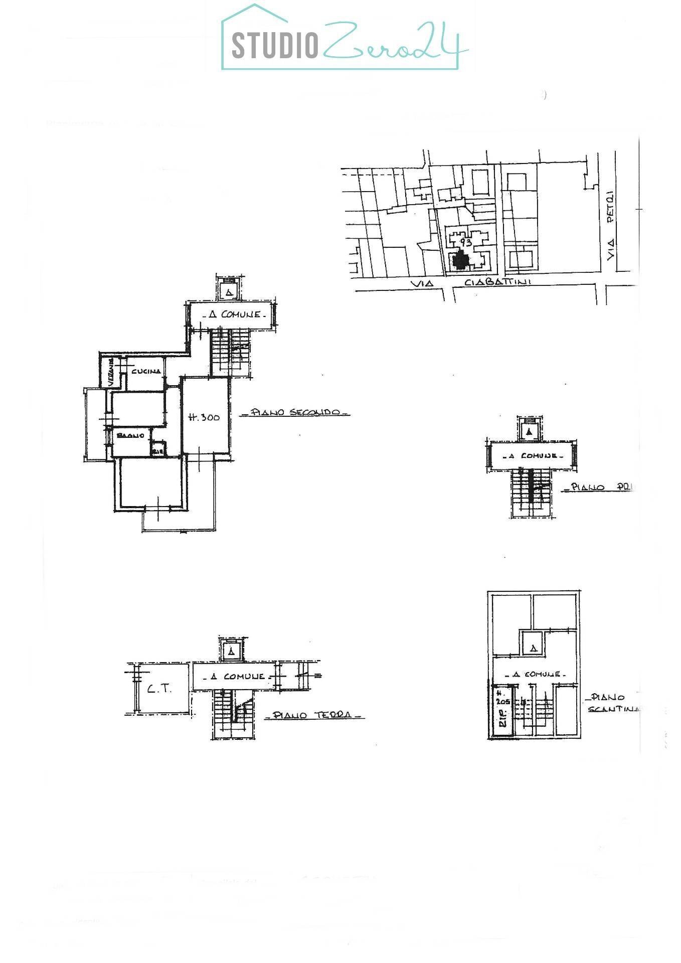 Foto 26 - Trilocale Via Ciabattini, Viareggio - planimetria 1