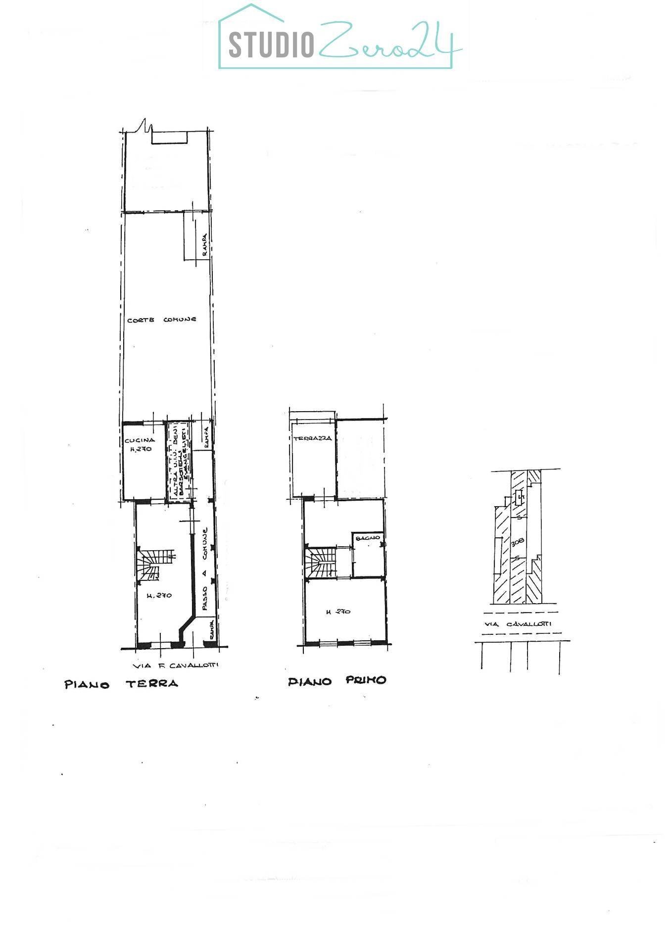Foto 24 - Appartamento via cavallotti, Viareggio - planimetria 1
