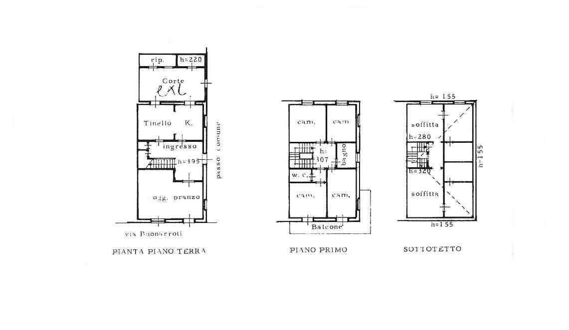 Foto 44 - Casa semi indipendente Viale Michelangelo Buonarroti, Viareggio - planimetria 1