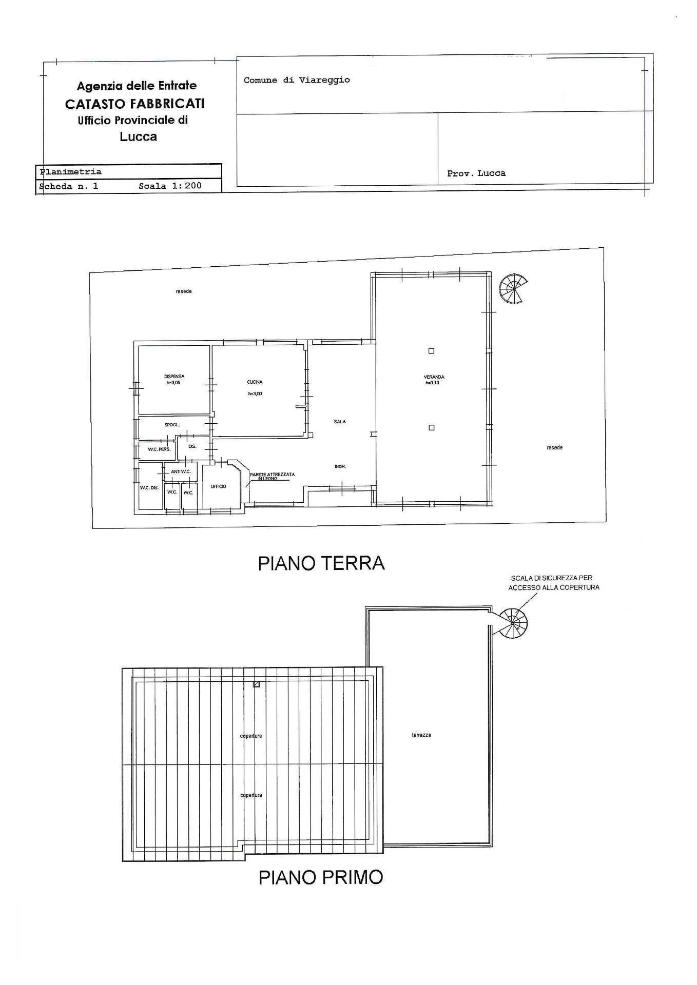 Foto 24 - Commercial Premises viale europa, Viareggio - floor plans 1