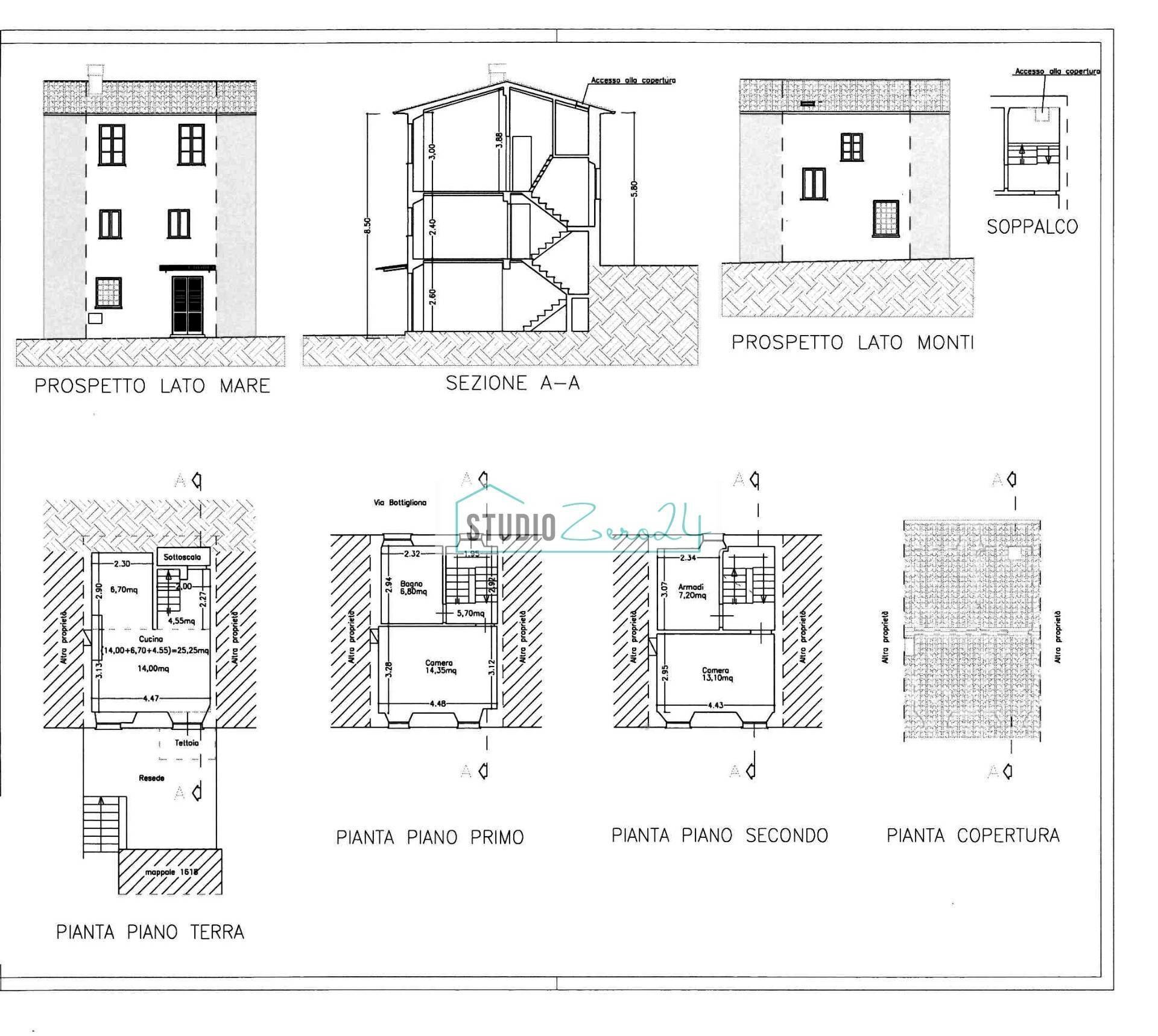 Foto 12 - Casa semi indipendente Pietrasanta - planimetria 1