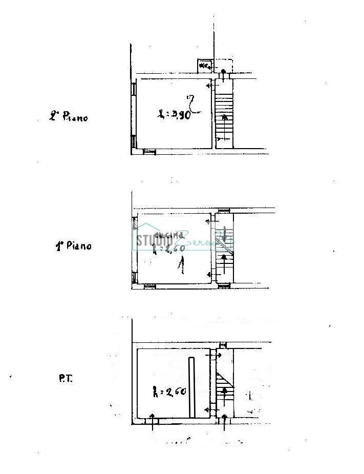 Foto 26 - Casa semi indipendente Seravezza - planimetria 1