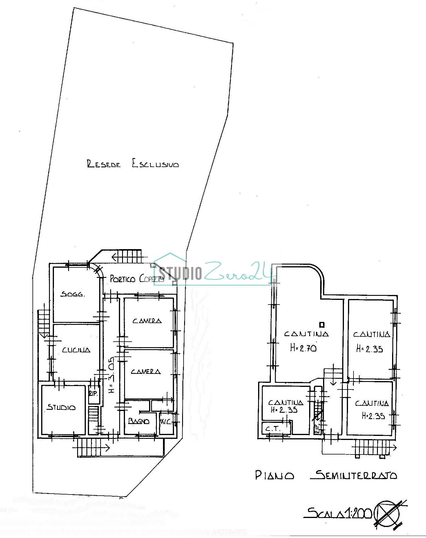 Foto 39 - Villa Seravezza - planimetria 1