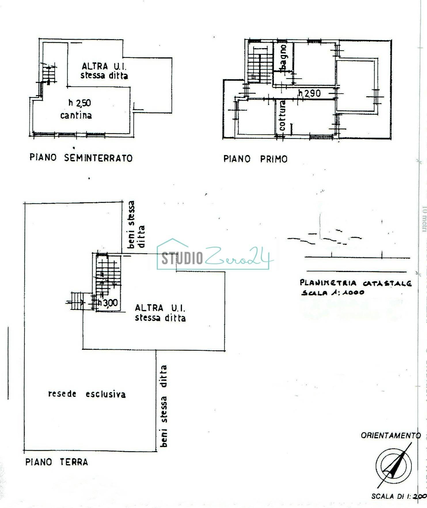 Foto 24 - Casa semi indipendente Pietrasanta - planimetria 1