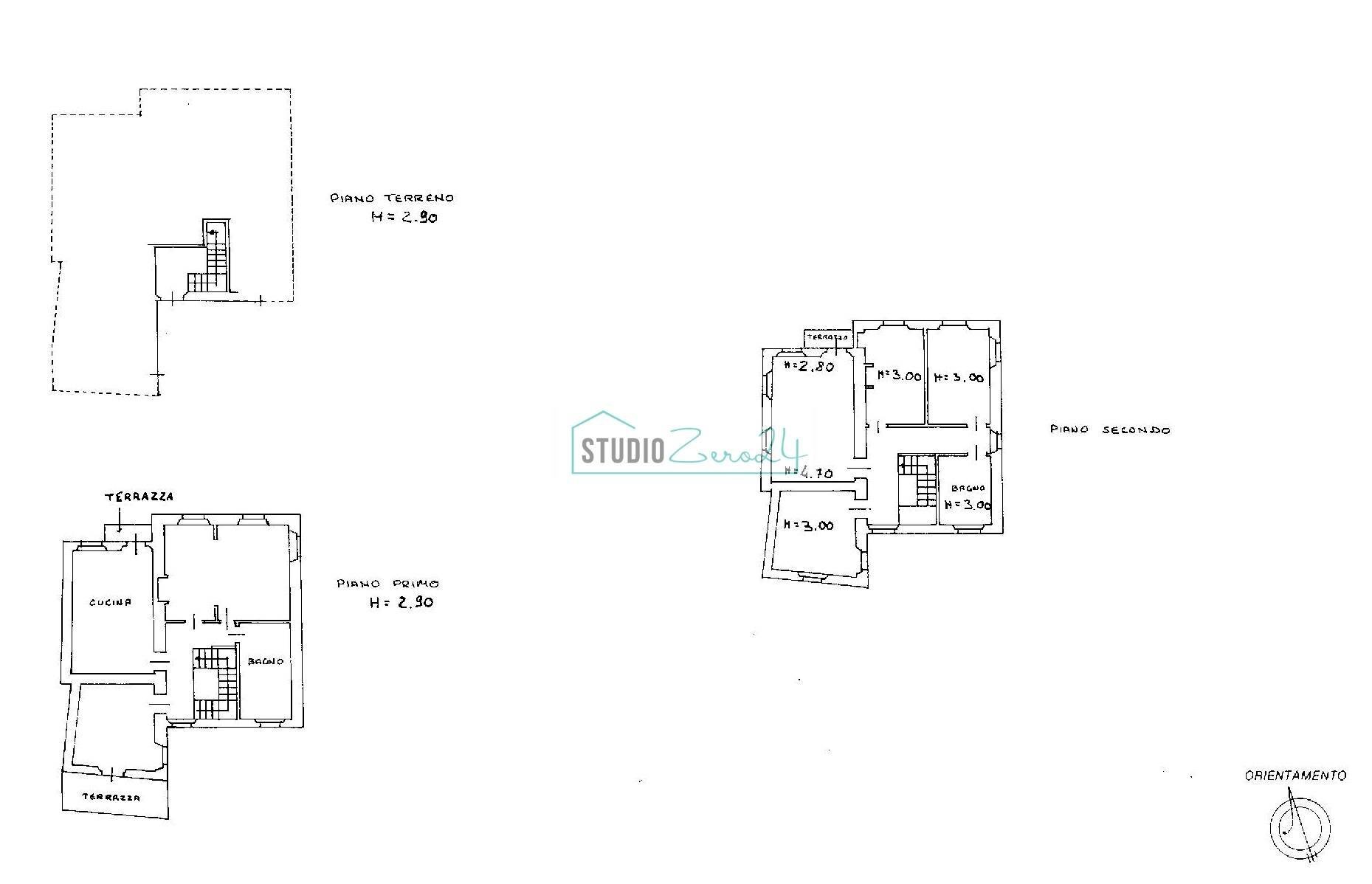 Foto 30 - Casa semi indipendente Stazzema - planimetria 1