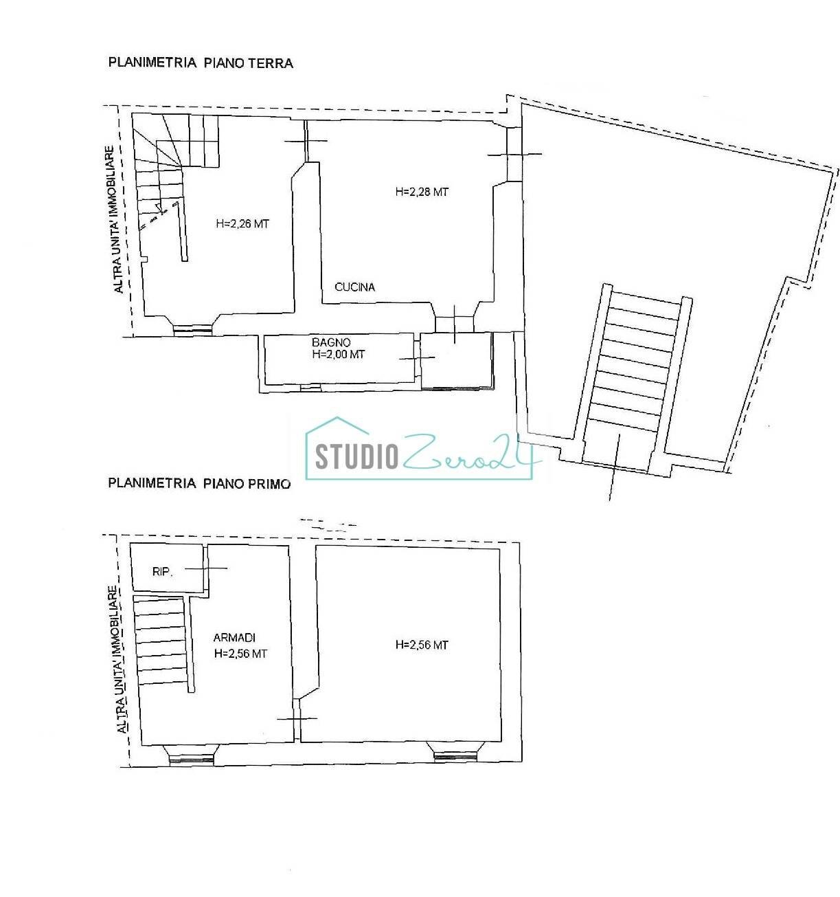 Foto 21 - Casa semi indipendente Pietrasanta - planimetria 1