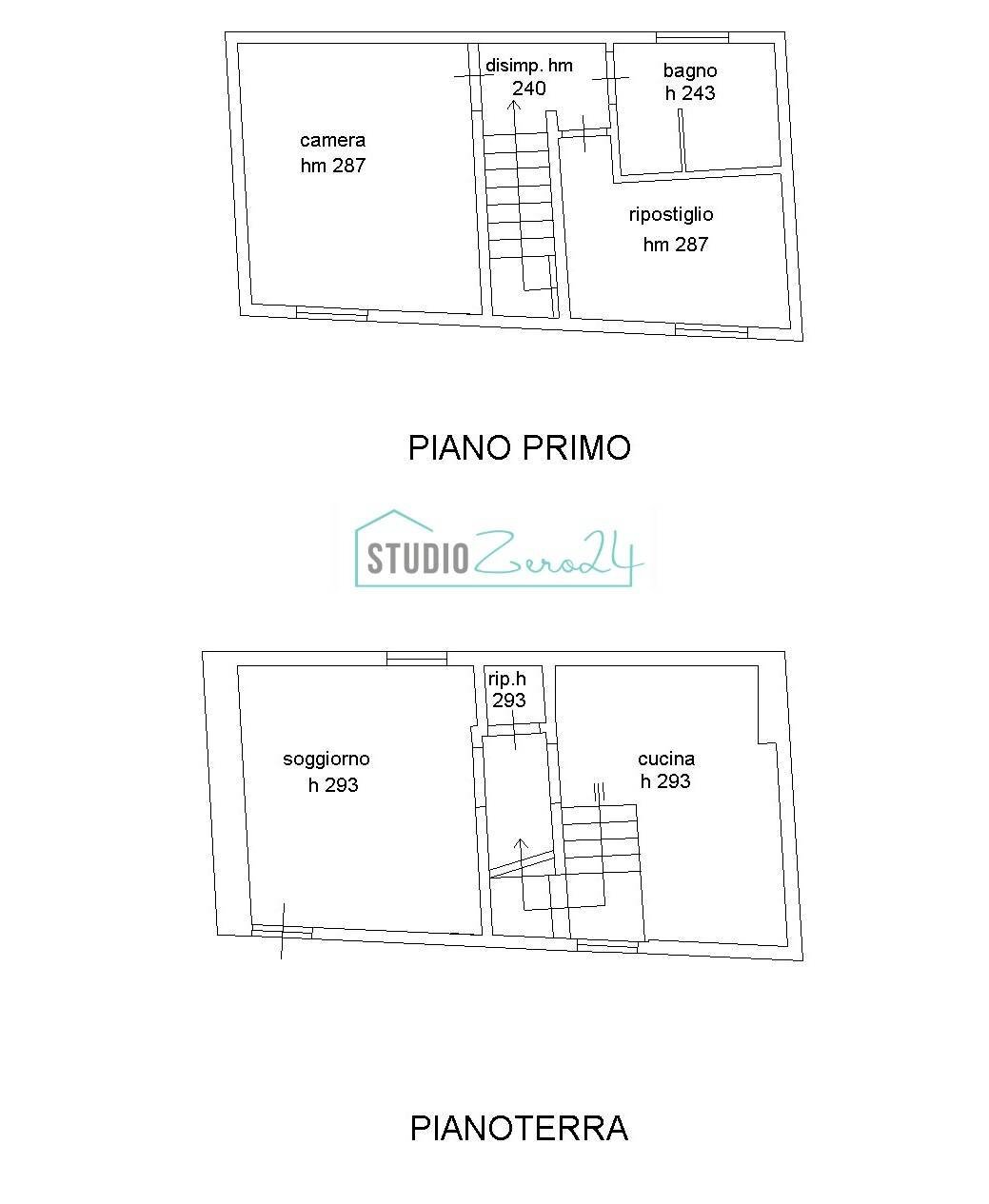 Foto 16 - Casa semi indipendente Via filippo turati, Pietrasanta - planimetria 1
