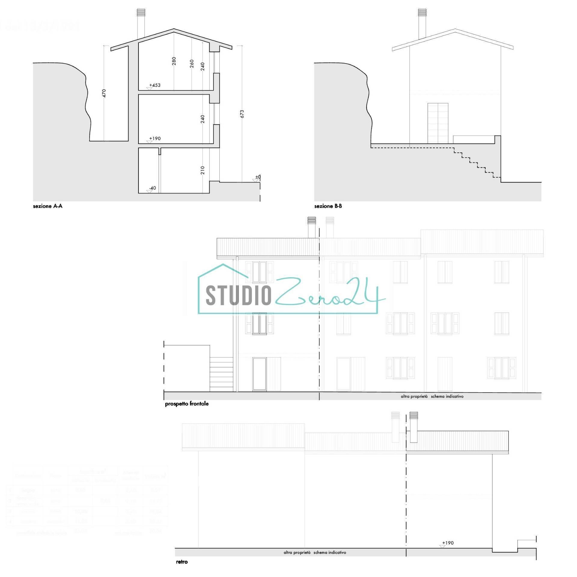 Foto 16 - Semi-detached house Via Crucis, Stazzema - floor plans 1