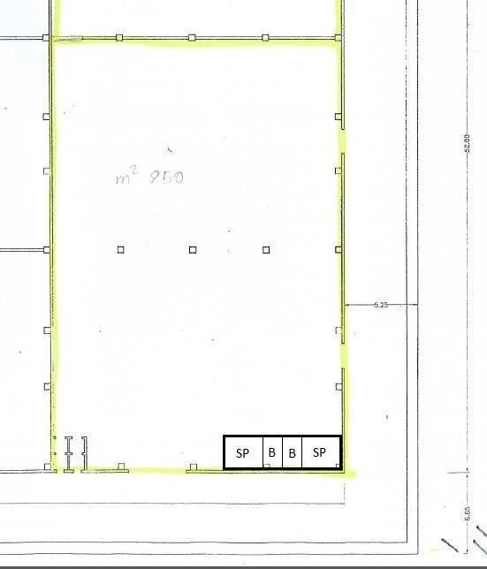 Foto 16 - Capannone Caorsana, Piacenza - planimetria 1