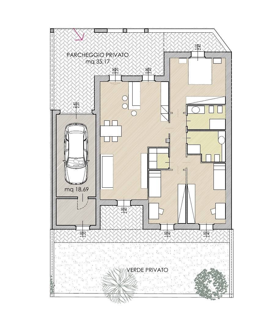 Foto 7 - Villa Via Piave, Podenzano - planimetria 1