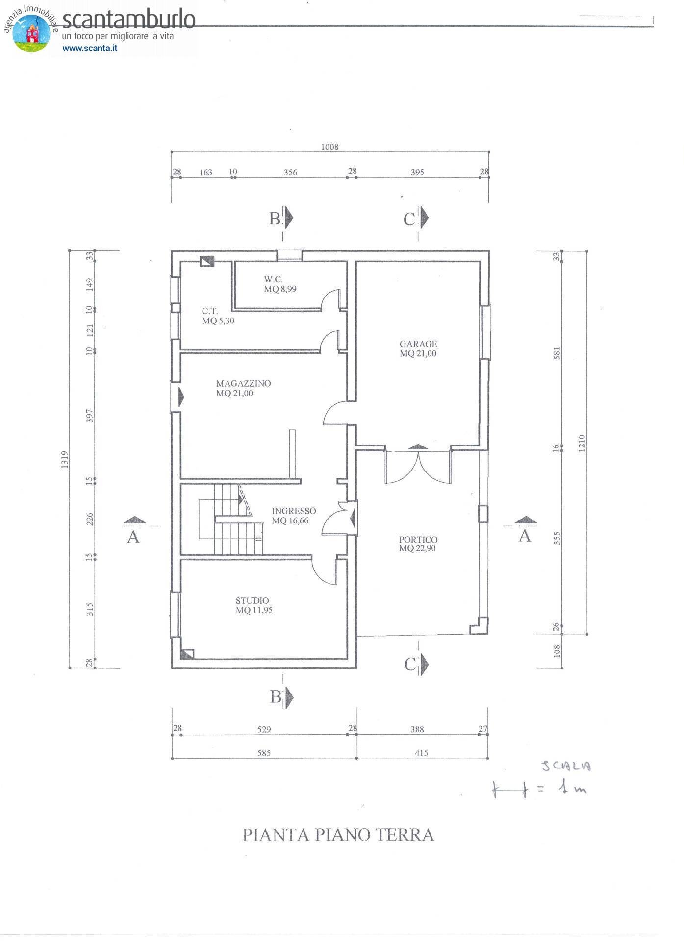 Foto 21 - Casa indipendente Treviso - planimetria 1