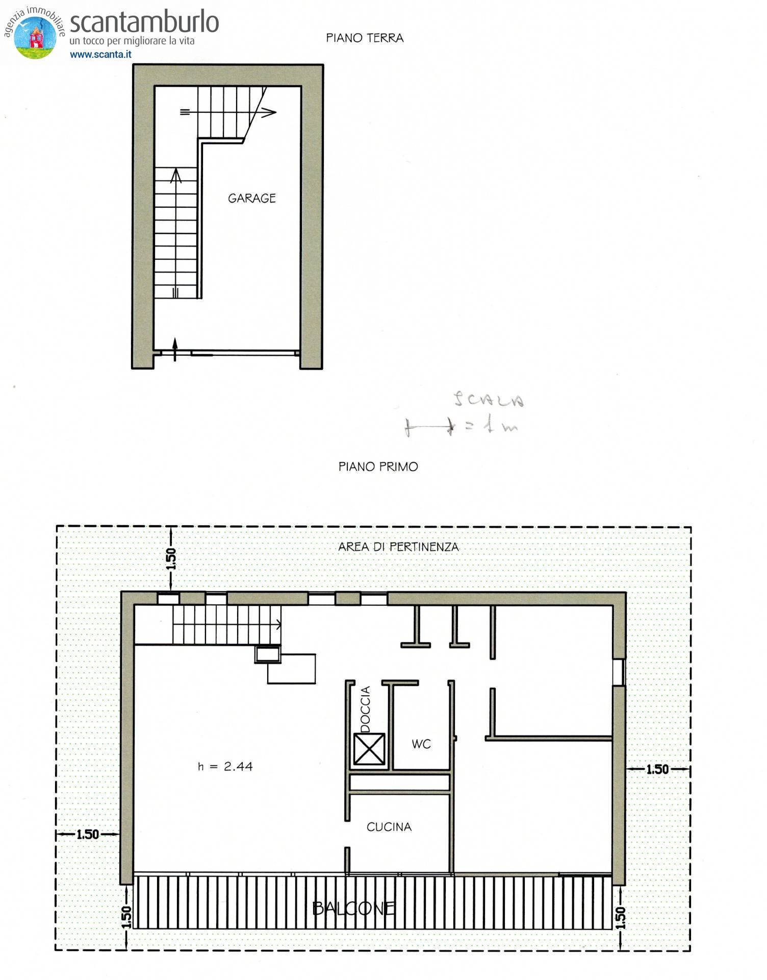 Foto 20 - Casa indipendente Borca di Cadore - planimetria 1