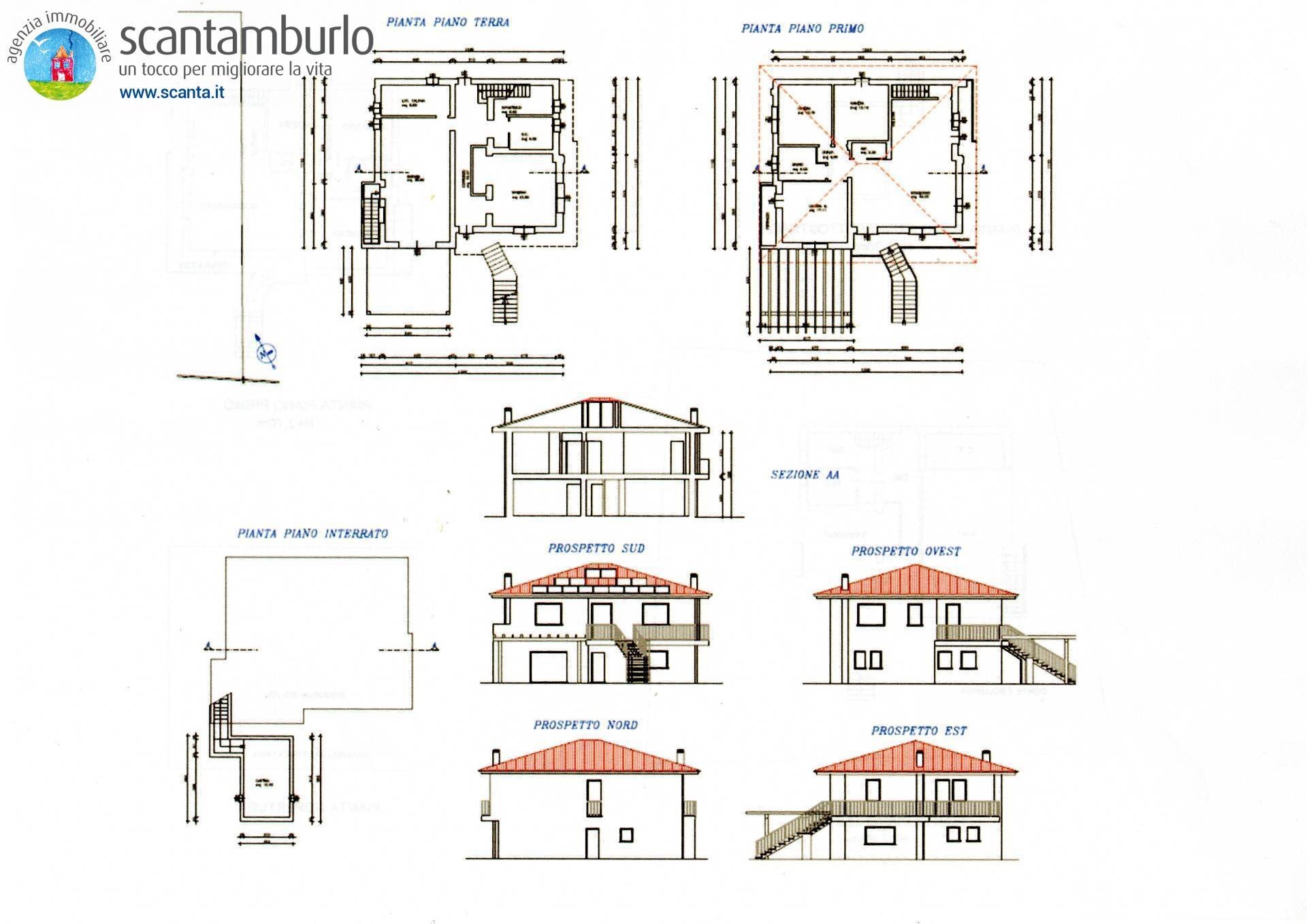 Foto 34 - Casa indipendente Paese - planimetria 1
