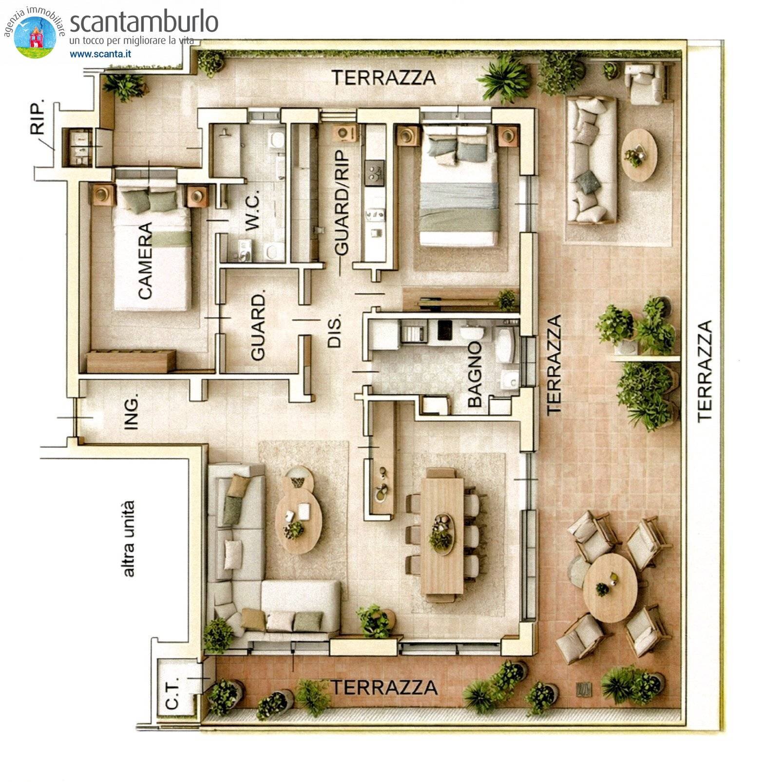 Foto 4 - Appartamento Treviso - planimetria 1