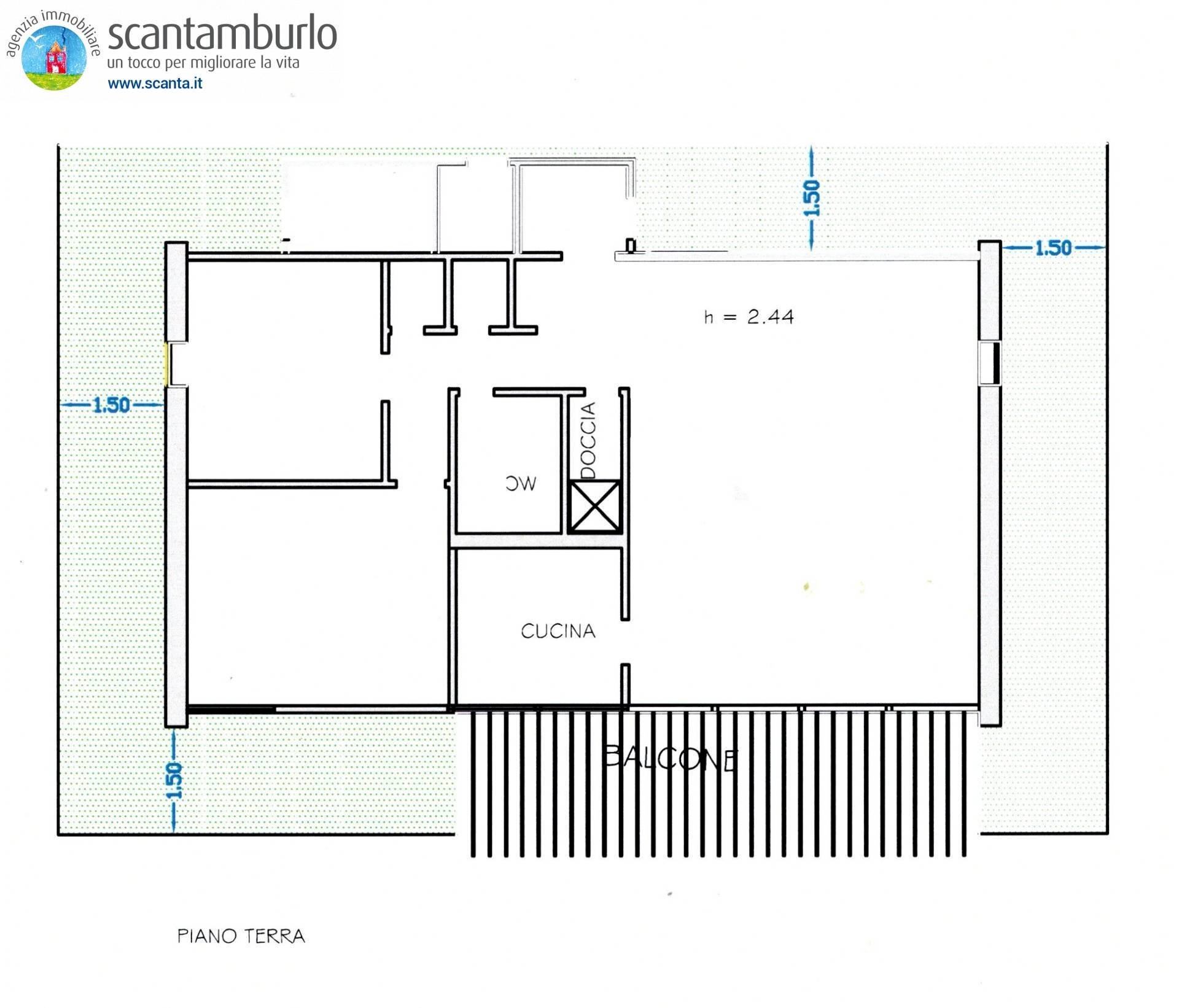 Foto 19 - Casa indipendente Borca di Cadore - planimetria 1