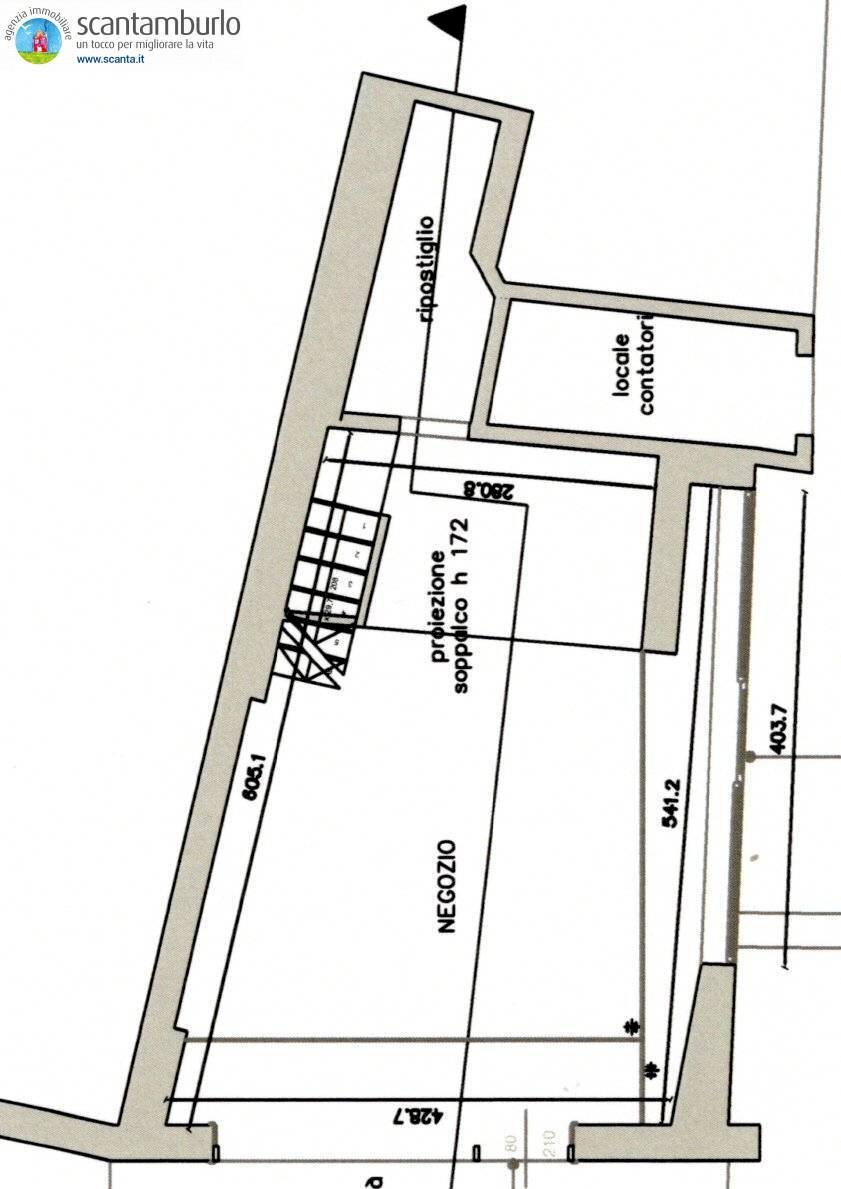 Foto 12 - Negozio Treviso - planimetria 1