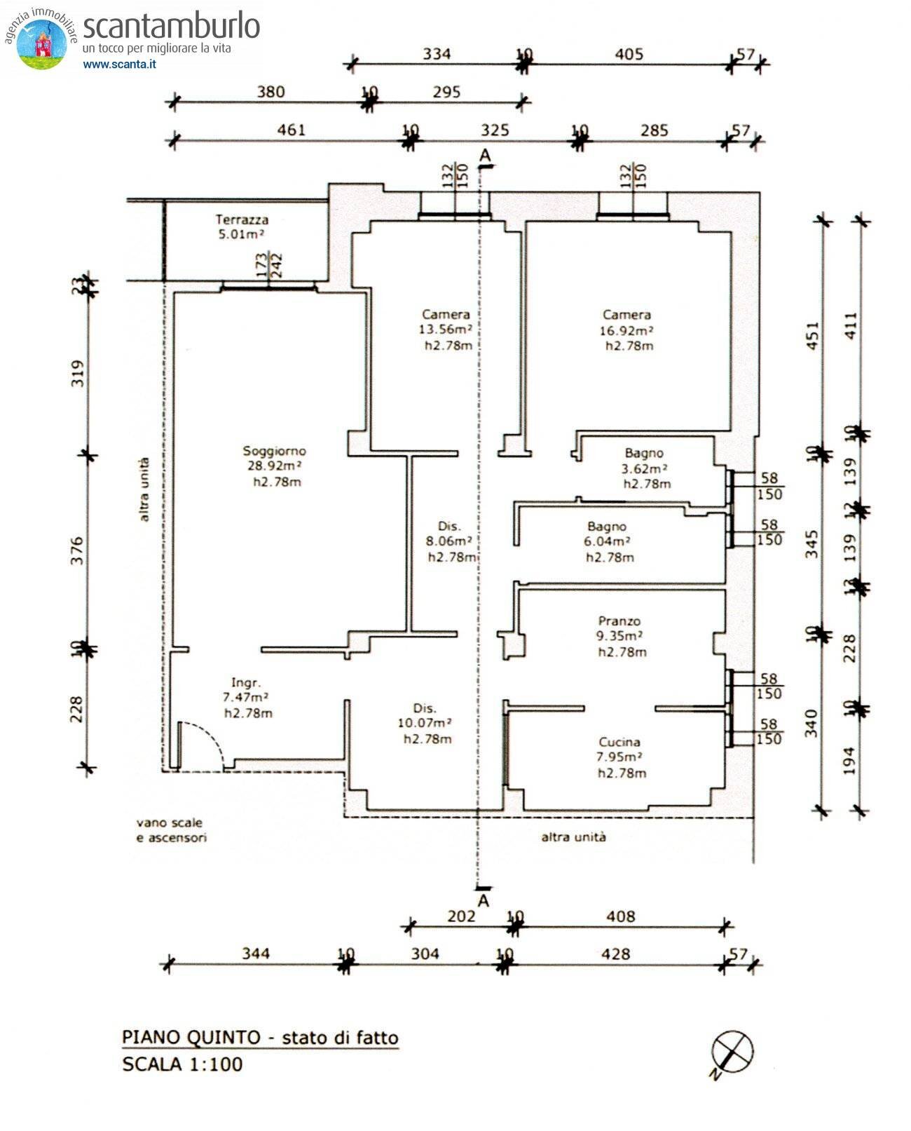 Foto 27 - Quadrilocale Treviso - planimetria 1
