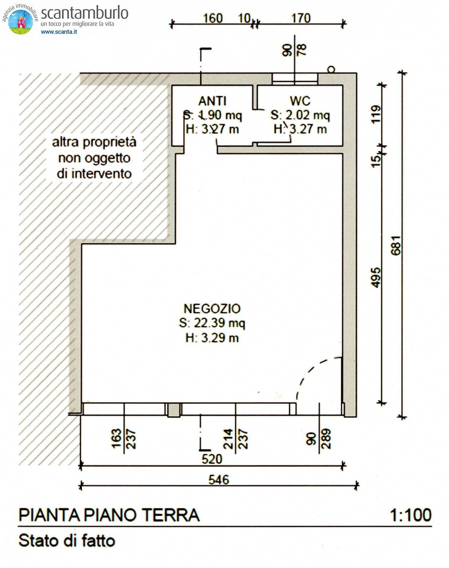 Foto 11 - Negozio Treviso - planimetria 1