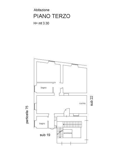 Foto 58 - Trilocale Piazza Dell'Abbeveratoio
 
11, Anzio - planimetria 1