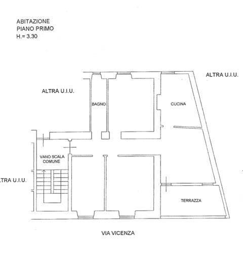 Foto 9 - Office Via Vicenza, Viterbo - floor plans 1