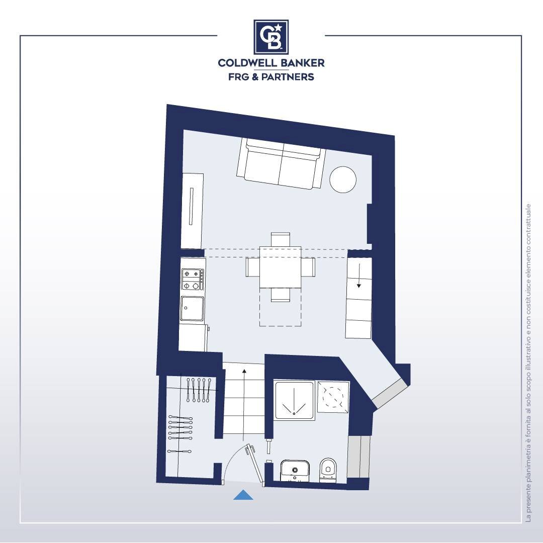 Foto 22 - Appartamento Via Orologio Vecchio, Viterbo - planimetria 1