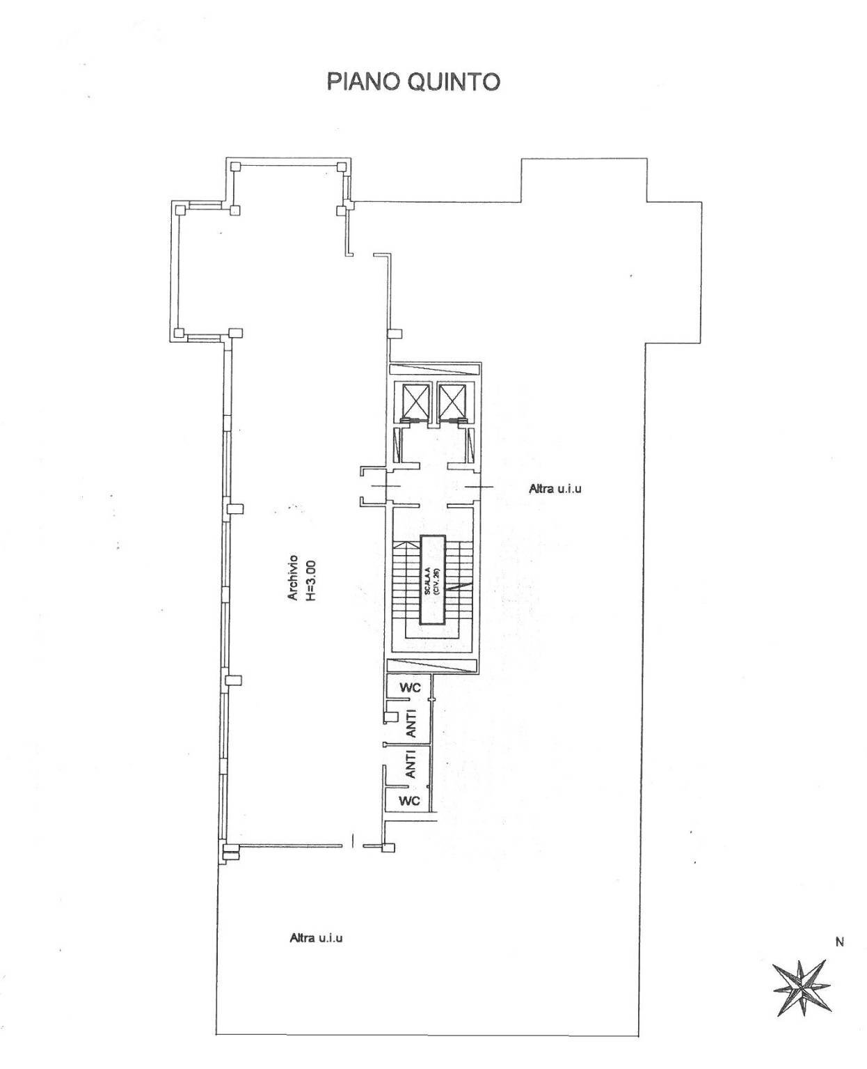 Ufficio via Persicetana Vecchia, Bologna (zona Borgo Panigale) - planimetria 1