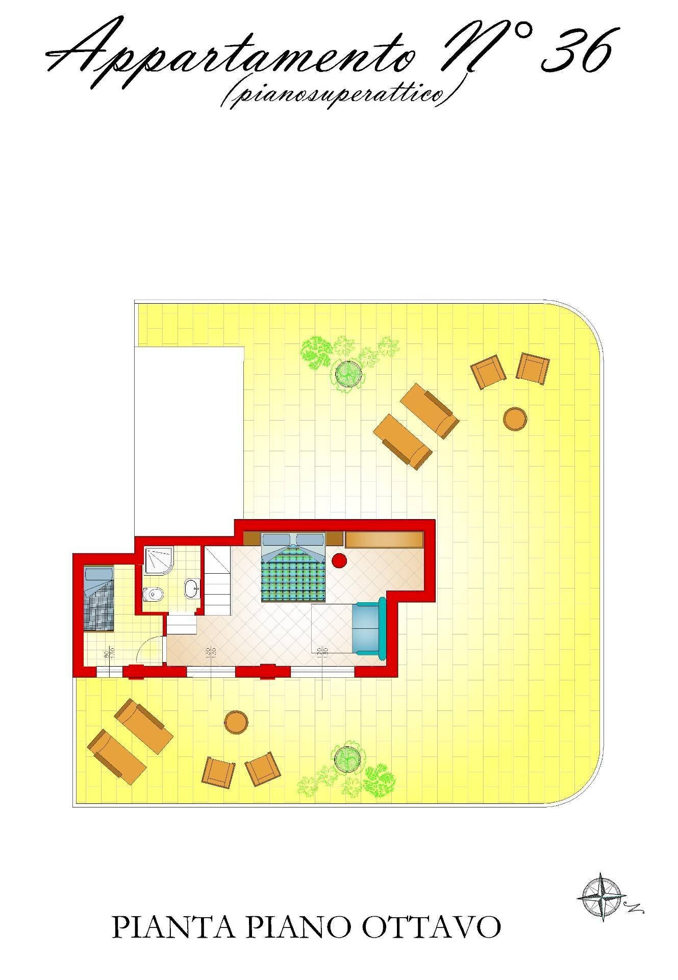 Foto 18 - Attic Viale della Vittoria
 
257, Alba Adriatica - floor plans 1
