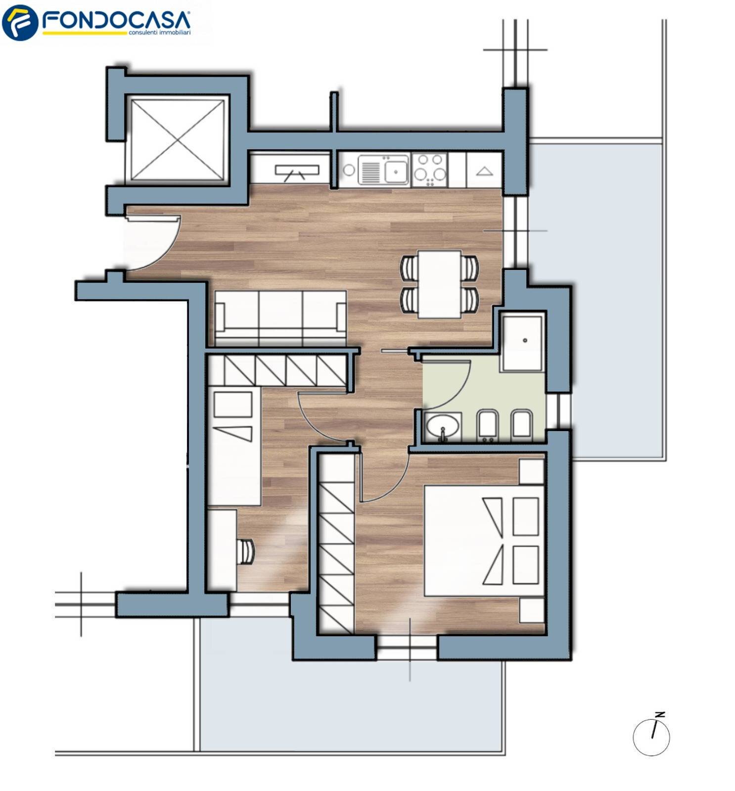 Foto 2 - Three-room apartment Via Sgambati
 
4, San Benedetto del Tronto - floor plans 1