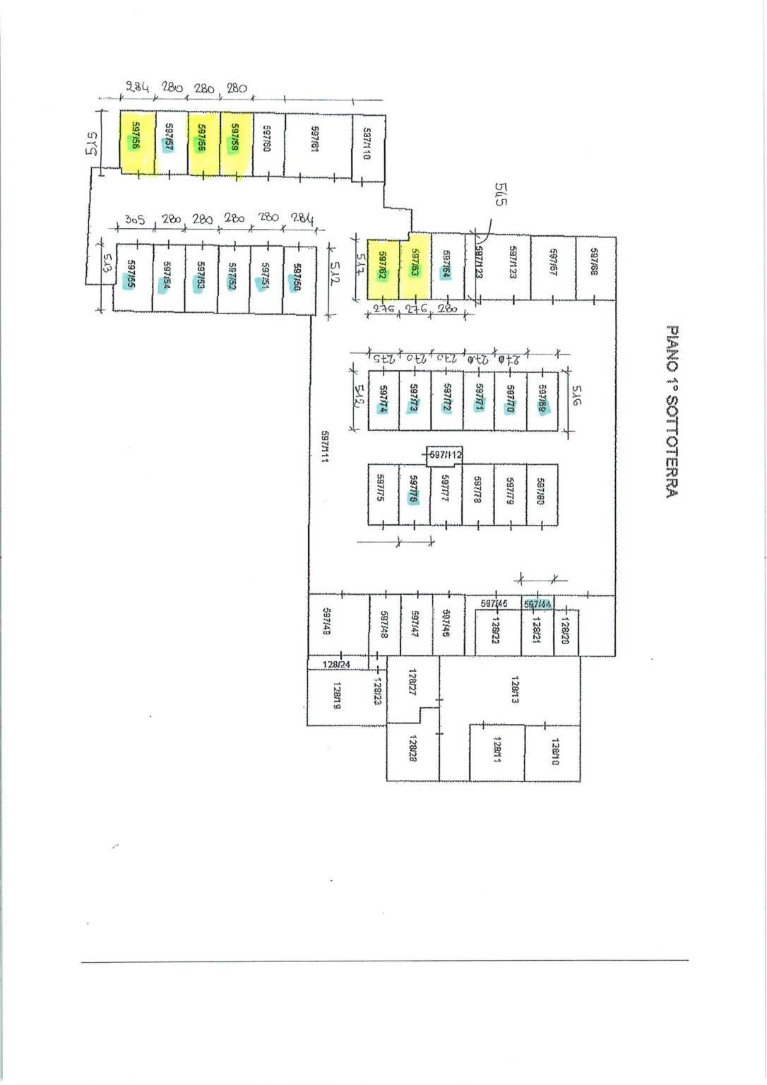 Box Bologna (zona Massarenti) - planimetria 1