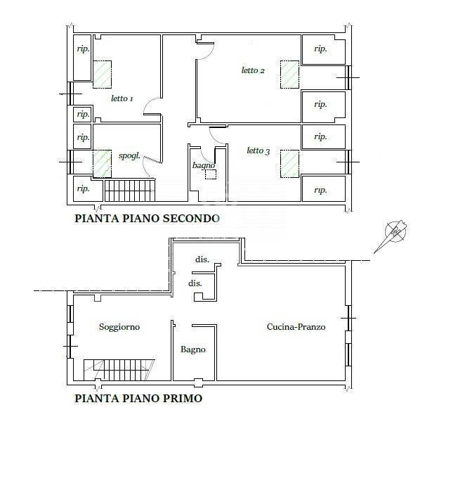 Foto 47 - Villa a Schiera Via Adriano Castelleschi
 
37, Tarquinia - planimetria 1