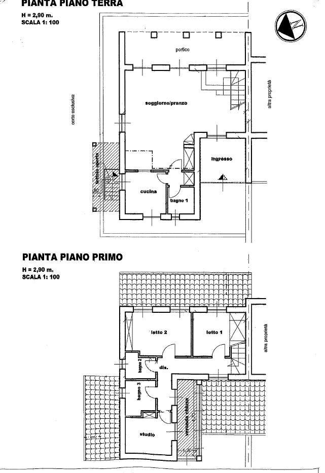 Foto 42 - Villa Via dei Sinina
 
356/A, Tarquinia - planimetria 1